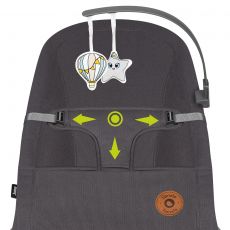 Шезлонг Lionelo June Grey Stone